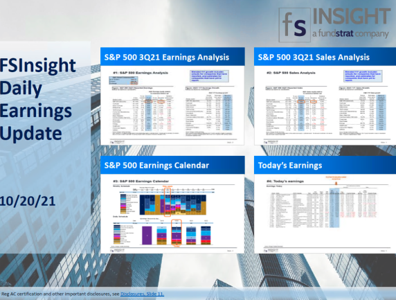 FSInsight 3Q21 Daily Earnings Update - 10/20/2021