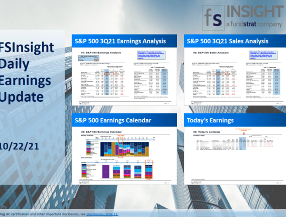 FSInsight 3Q21 Daily Earnings Update – 10/22/2021