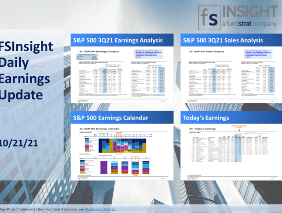 FSInsight 3Q21 Daily Earnings Update - 10/21/2021